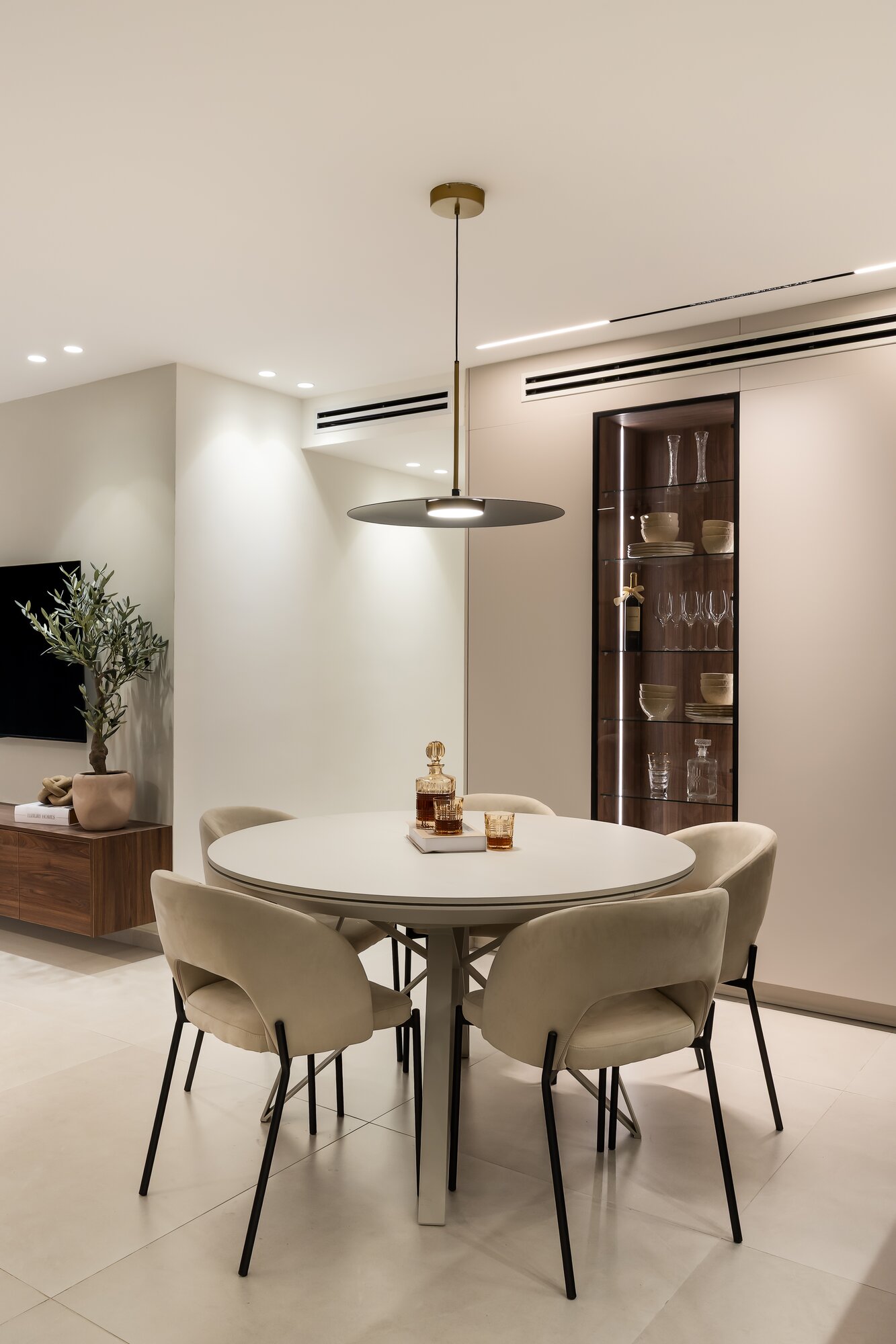 Cocina y Comedor en Penthouse - interior design project example 3 by TwoDesign Israel
