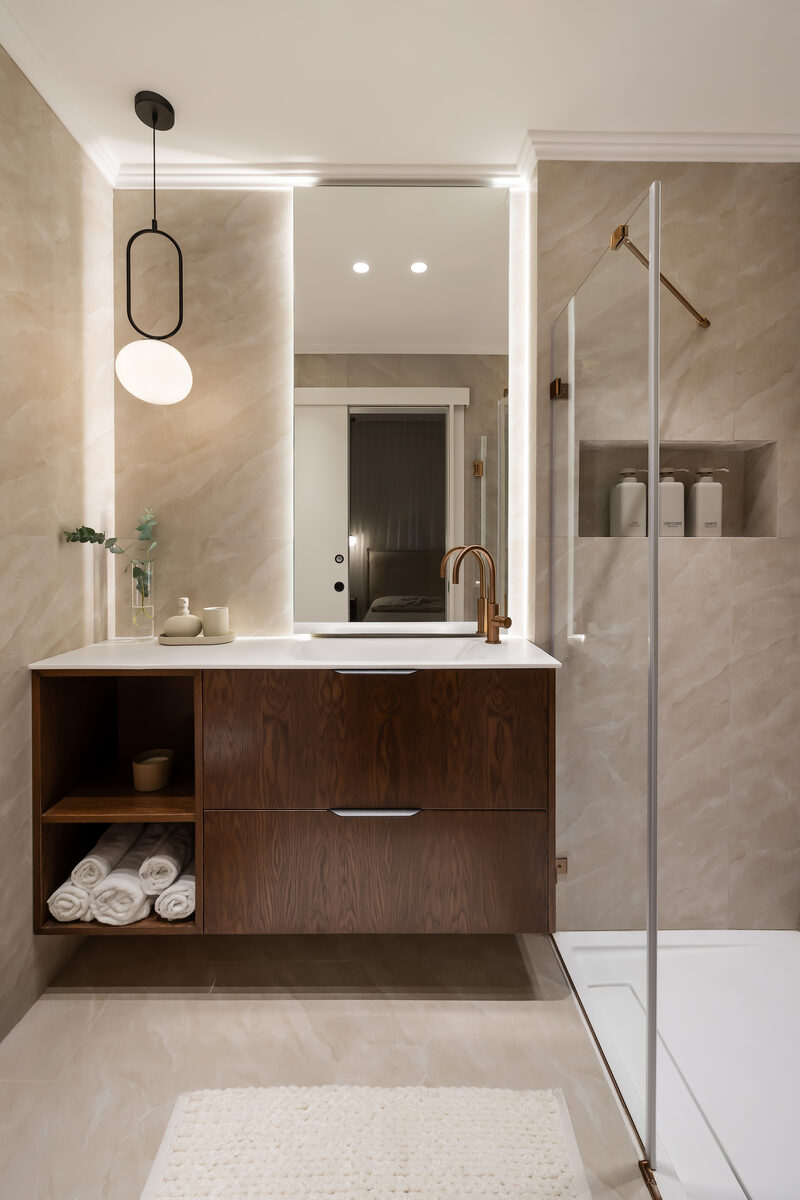 Baño Estilo Spa - interior design project example 1 by TwoDesign Israel