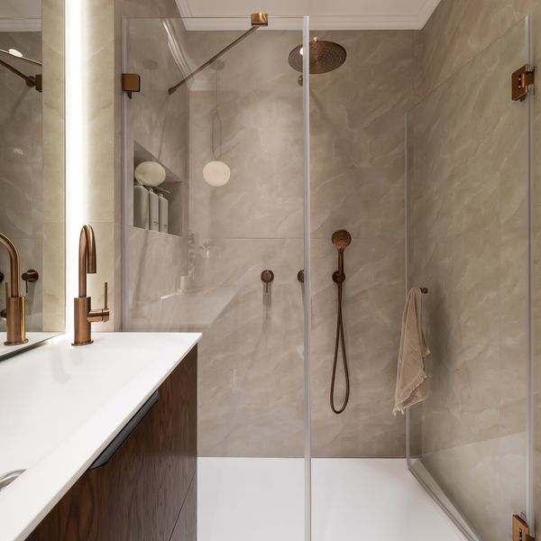 Spa bathroom designed by TwoDesign